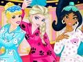 ເກມ Princess: Slumber Party Funny Faces 