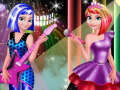 ເກມ Elsa And Anna Royals Rock Dress