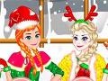 ເກມ Elsa And Anna Christmas Day
