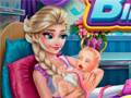 ເກມ Frozen Elsa Birth Caring