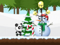ເກມ Christmas Panda Run