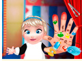 ເກມ Baby Elsa Hand Doctor