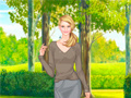 ເກມ Helen Dog Walking Dress Up