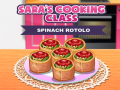 ເກມ Sara’s Cooking Class Spinach Rotolo