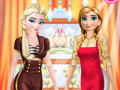 ເກມ Elsa And Anna Work Dress Up  