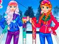 ເກມ Princesses At Ski