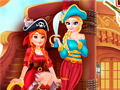 ເກມ Pirate Girls Garderobe Treasure