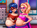 ເກມ Hero Dolls Pregnant BFFs