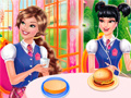 ເກມ Princesses Burger Cooking