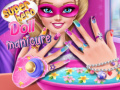 ເກມ Superhero doll manicure