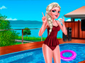 ເກມ Ice Queen Pool Day