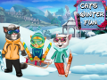 ເກມ Cats Winter Fun