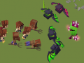 ເກມ Blocky Fantasy Battle Simulator