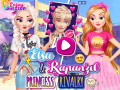 ເກມ Elsa and Rapunzel Princess Rivalry