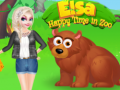 ເກມ Elsa Happy Time In Zoo