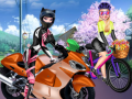 ເກມ Sisters Motorcycle Vs Bike