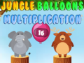 ເກມ Jungle balloons multiplication