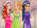 ເກມ Colors of Spring Princess Gowns