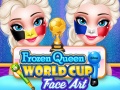 ເກມ Frozen Queen World Cup Face Art