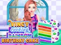 ເກມ Vincy Cooking Rainbow Birthday Cake