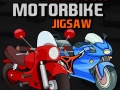 ເກມ Cartoon Motorbike Jigsaw