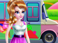 ເກມ Girly Ice Cream Truck Car Wash