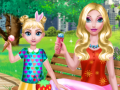 ເກມ Mommy And Daughter Summer Day