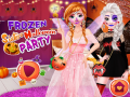 ເກມ Frozen Sisters Halloween Party