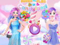 ເກມ Barbie and Elsa in Candyland