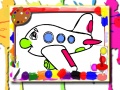 ເກມ Airplane Coloring Book