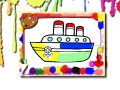 ເກມ Boats Coloring Book