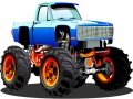 ເກມ Monster Truck Puzzle