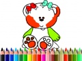 ເກມ Back to School: Sweet Bear Coloring