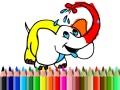 ເກມ Back To School: Elephant coloring