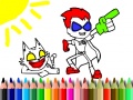 ເກມ Back To School: Titans Coloring Book