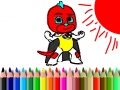 ເກມ Back To School: Mask Boy Coloring