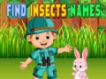 ເກມ Find Insects Names