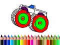 ເກມ Back To School: Monster Truck Coloring