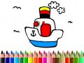 ເກມ Back to School: Boat Coloring