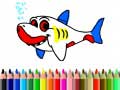 ເກມ Back To School: Shark Coloring Book