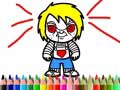 ເກມ Scary Boy Coloring Book