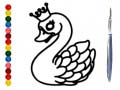 ເກມ Back To School: Swan Coloring Book