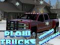 ເກມ Hidden Snowflakes Plow Trucks