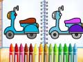 ເກມ Cute Bike Coloring Book