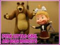 ເກມ Pink Little Girl and Bear Moments