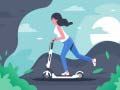 ເກມ Electric Scooter Rides Jigsaw