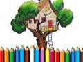 ເກມ Tree House Coloring Book