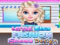 ເກມ Little Elsa Fashion Shoes Design