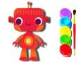 ເກມ Back to School: Robot Coloring Book