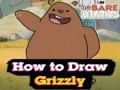 ເກມ We Bare Bears How to Draw Grizzly